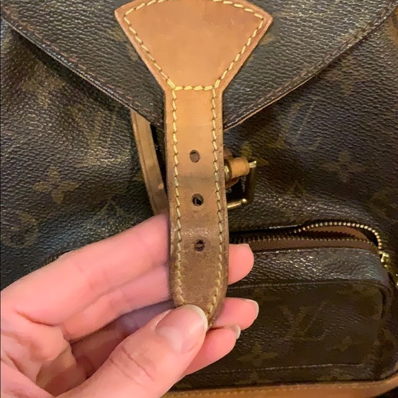 Authentic Louis Vuitton Montsouris MM Backpack. main image 4